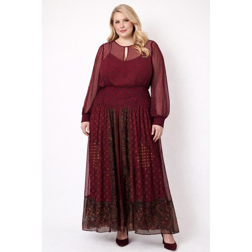 Vintage Enrico Gelini Womens 100% Silk Dress Paisley Classy Elegant Size 12 14
